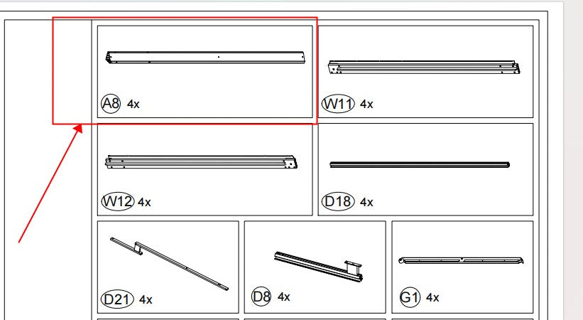 SHENZHEN-C43-Replacement Parts（Model #A8）
