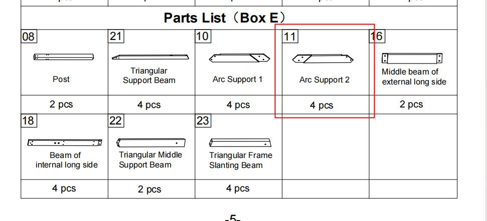 SHENZHEN-A35-Replacement Parts（Model #11）