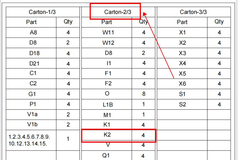 SHENZHEN-C43-Replacement Parts(Model #K2)