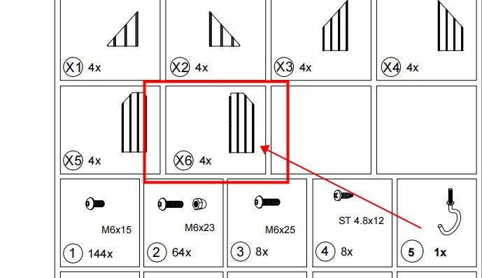 SHENZHEN-C43-Replacement Parts(Model #X6)