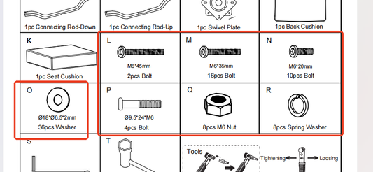 SHENZHEN-SPT-FMO-B-V01V04-Replacement Part(Hardware Pack)