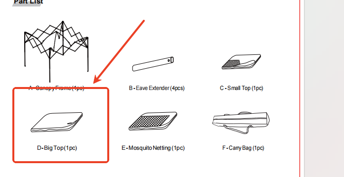 SHENZHEN-J01-Replacement Part(Model #D)
