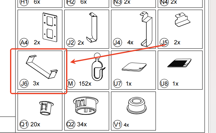 SHENZHEN-LP04-Replacement Part（Model #J6)