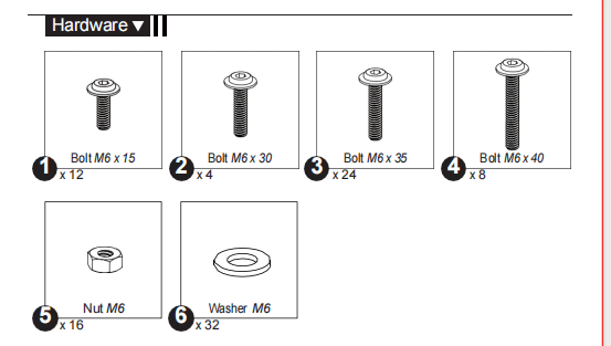 SHENZHEN-FHB-D-Z01/Z02-Replacement Parts(Hardware Pack)