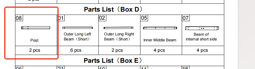 SHENZHEN-A35-Replacement Parts(Model #08)